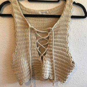 💛Super cute crochet crop top💛